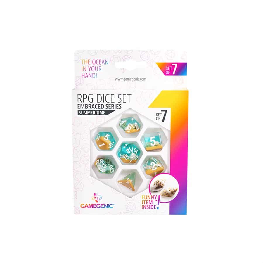 Gamegenic Embraced: Summer Time 7pc Dice Set image 0